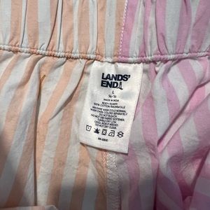 Lands End Poplin Pajama Shorts
